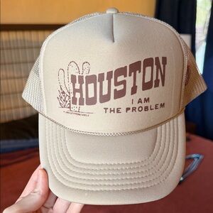 Bottom Shelf Tan Houston Graphic Trucker Hat